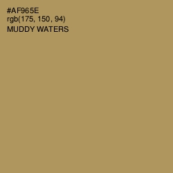 #AF965E - Muddy Waters Color Image